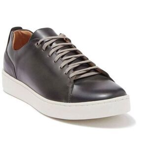DONALD PLINER Alan Brown Leather Sneaker Size 9M
